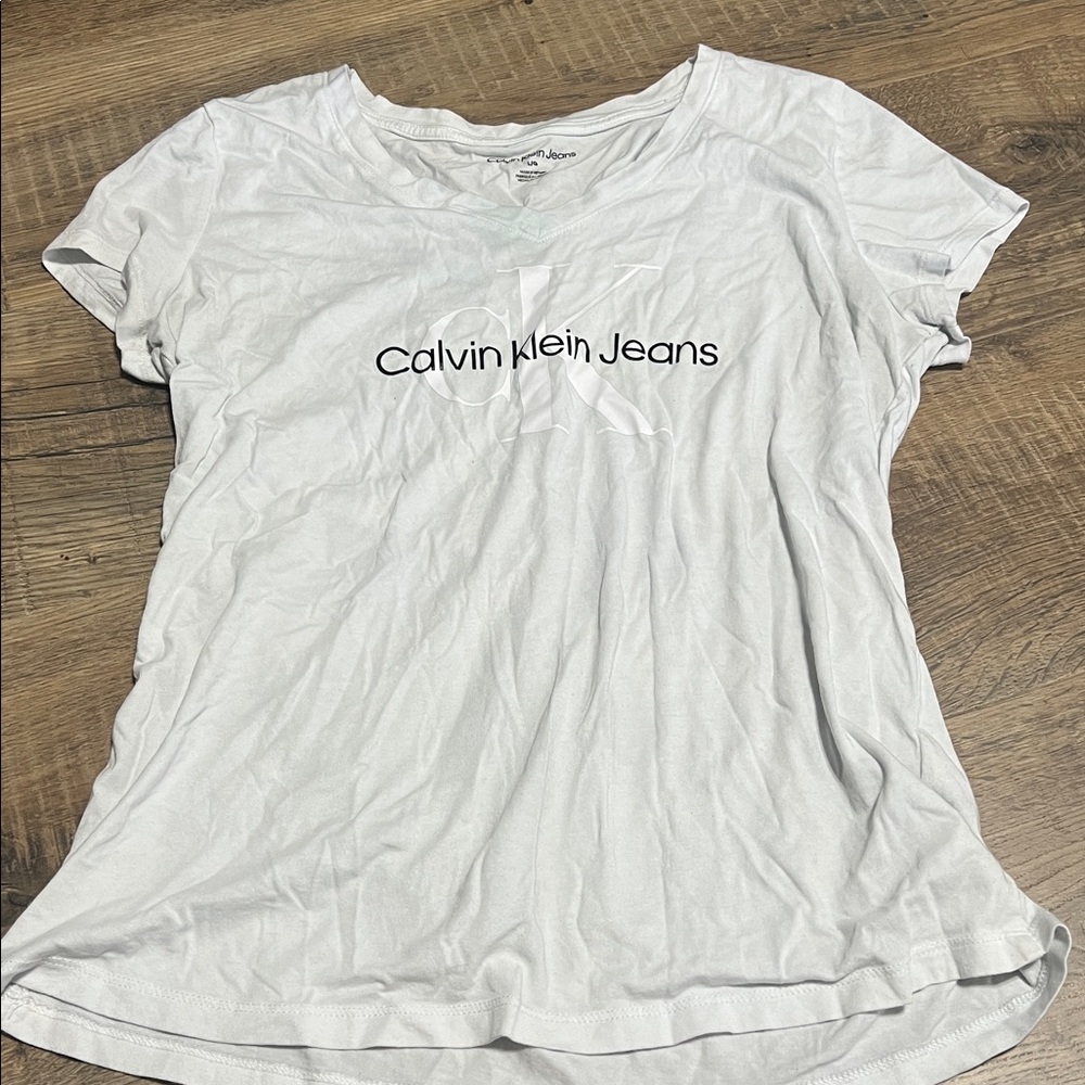 Calvin Klein Jeans Women's Classic White Tee